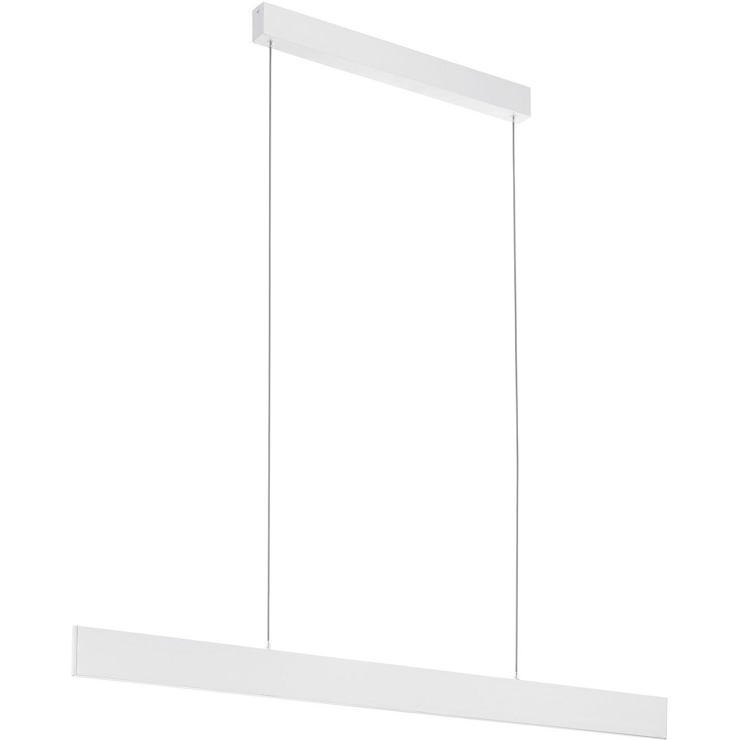 EGLO Leuchten Hängeleuchte Climene Pro 19,8 W 1180mm Aluminium weiß strukturiert