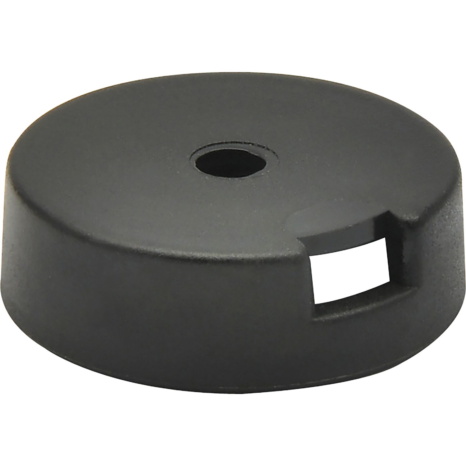 QuickClick Basisteil zum Anschrauben ø 20 mm, Höhe 7 mm, Kunststoff schwarz