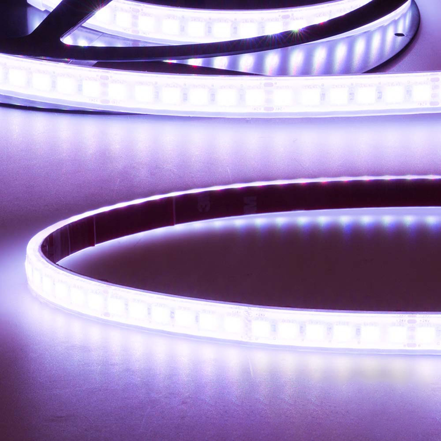 ISOLED LED AQUA RGB Linear Flexband 24V DC 12W IP67 10m Rolle 120 LED/m