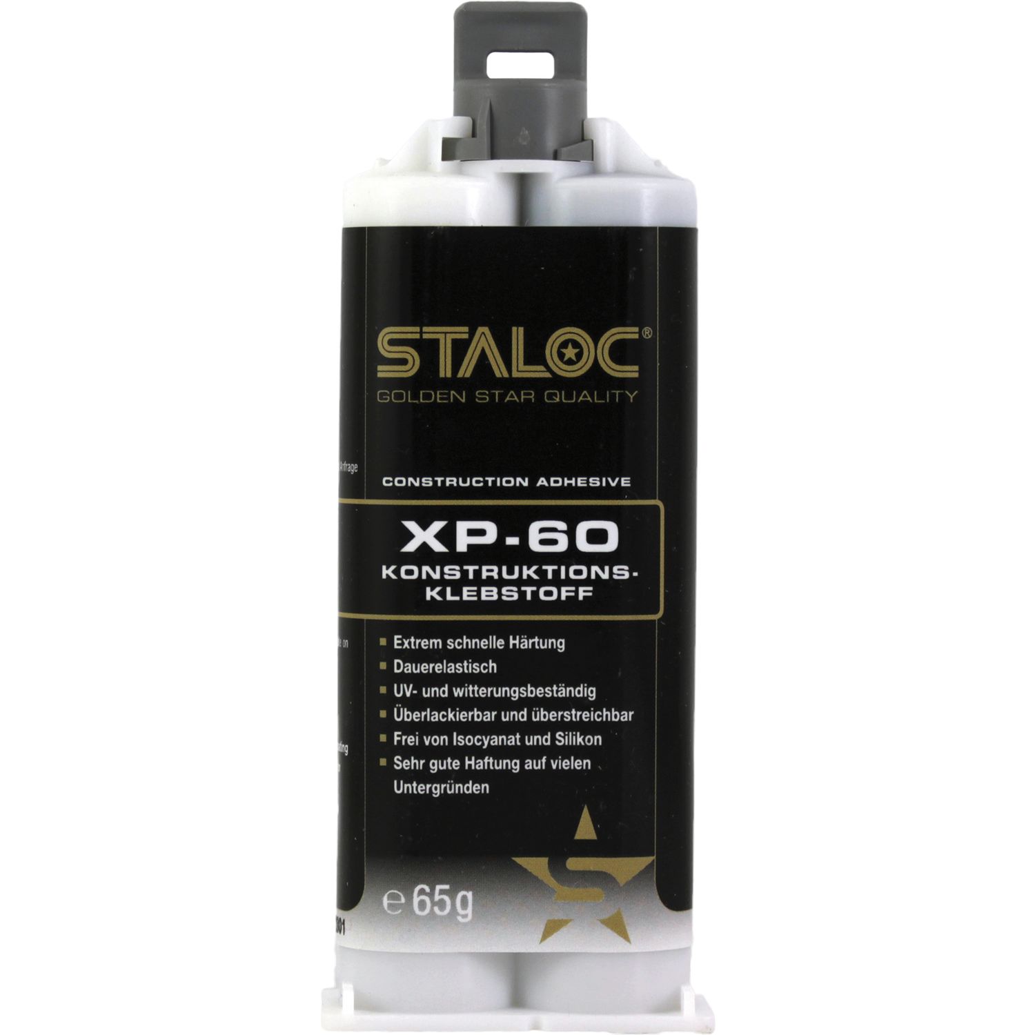STALOC 2K Konstruktionsklebstoff XP60 grau 65g ohne Mischer
