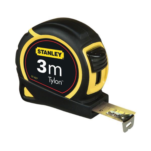 Stanley Rollbandmaß Tylon 3 m EG-Prüfzeichen Genauigkeit II