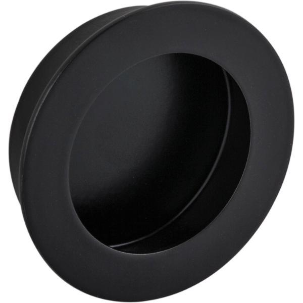 Muschelgriff Forrada ø 60 mm, Einlass ø 50 mm, Edelstahl schwarz matt