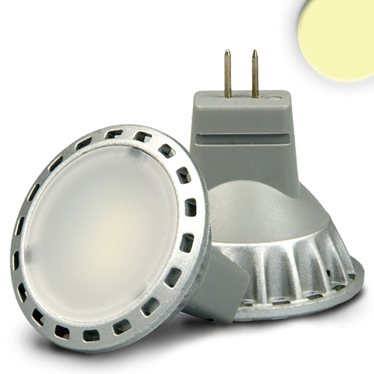 ISOLED MR11 LED 2W diffus 120° warmweiß