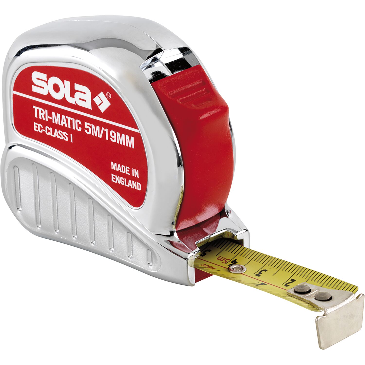 Sola Rollbandmaß Trimatic 3 m EG-Prüfzeichen Genauigkeit I