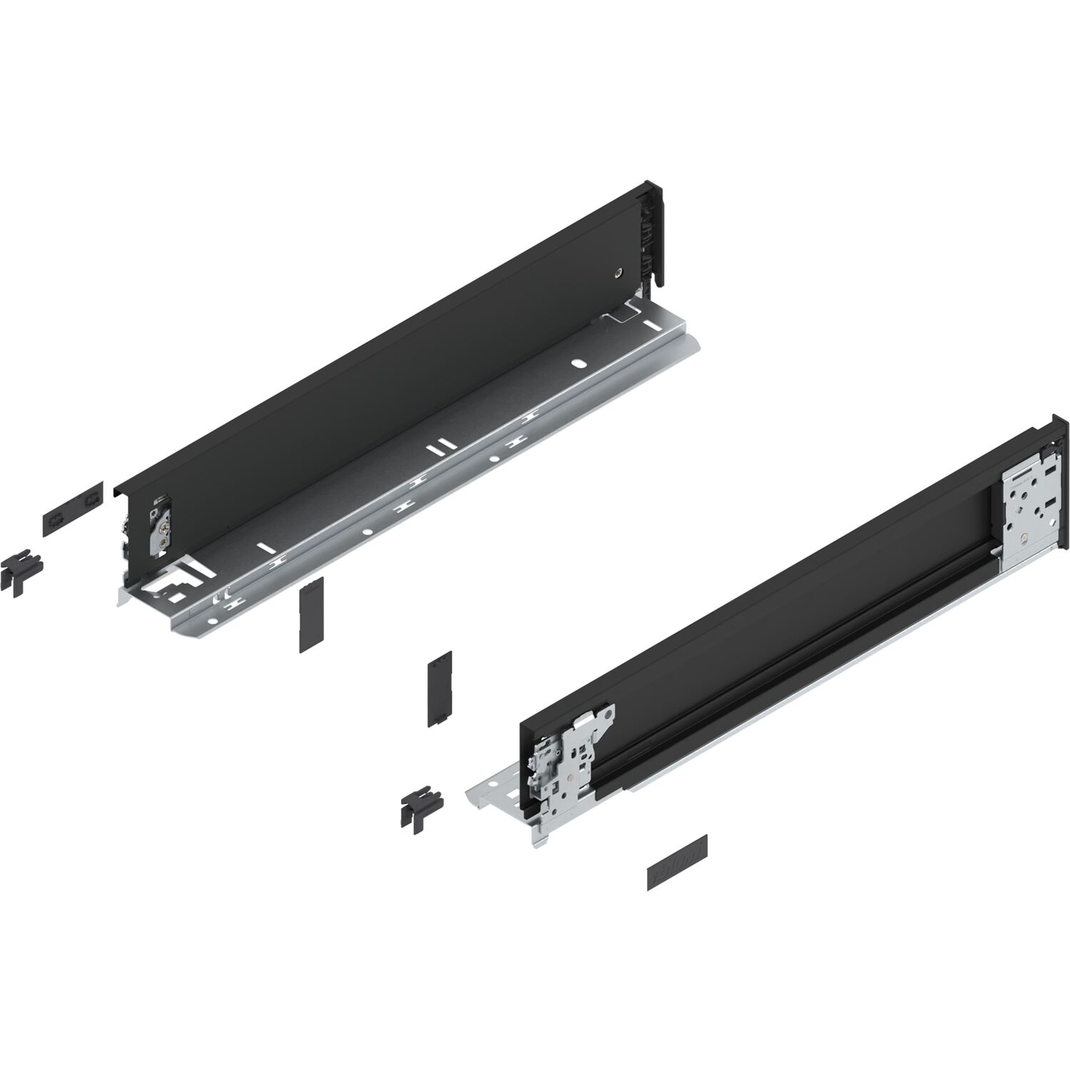 blum LEGRABOX special edition Innenzarge Höhe M, NL 450 mm, Carbonschwarz