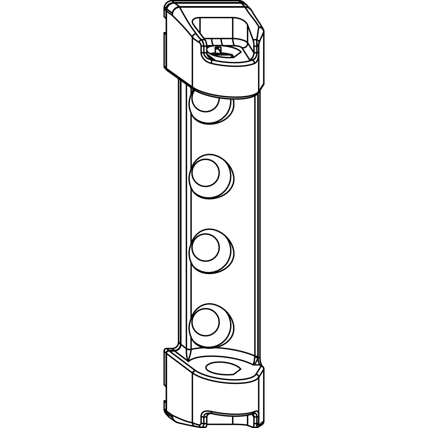 Maco #204779 Scherenlager PVC 7mm Tragezapfen 120 kg weiß (204779)