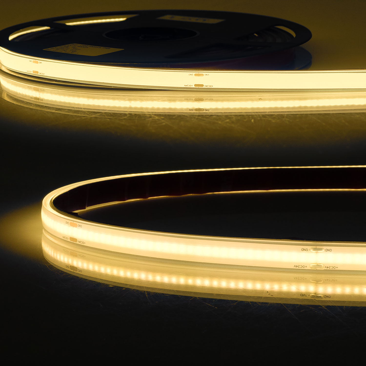 ISOLED LED AQUA COB927 Linear Flexband 24V DC 8W IP68 2700K 5m Rolle 480LED/m