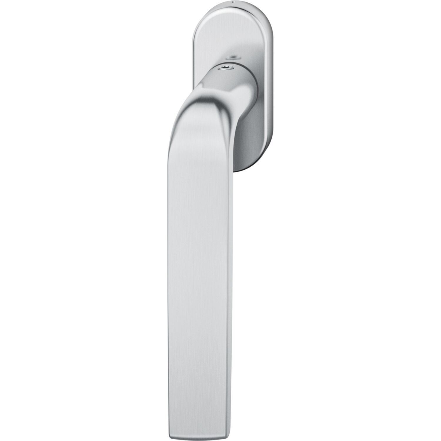 FSB FSB Fenstergriff 34 1267 ovale Rosette, Edelstahl matt