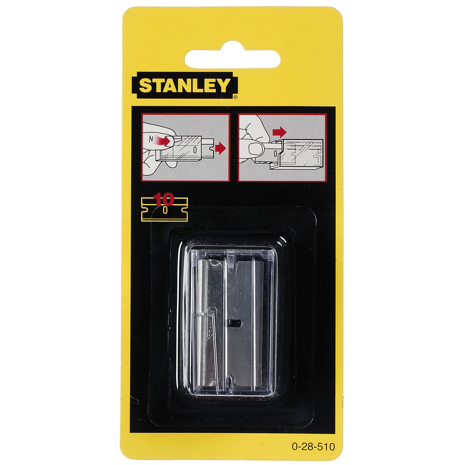 Stanley Ersatzklinge 40 mm zu Vignettenschaber Inhalt 10 Stück