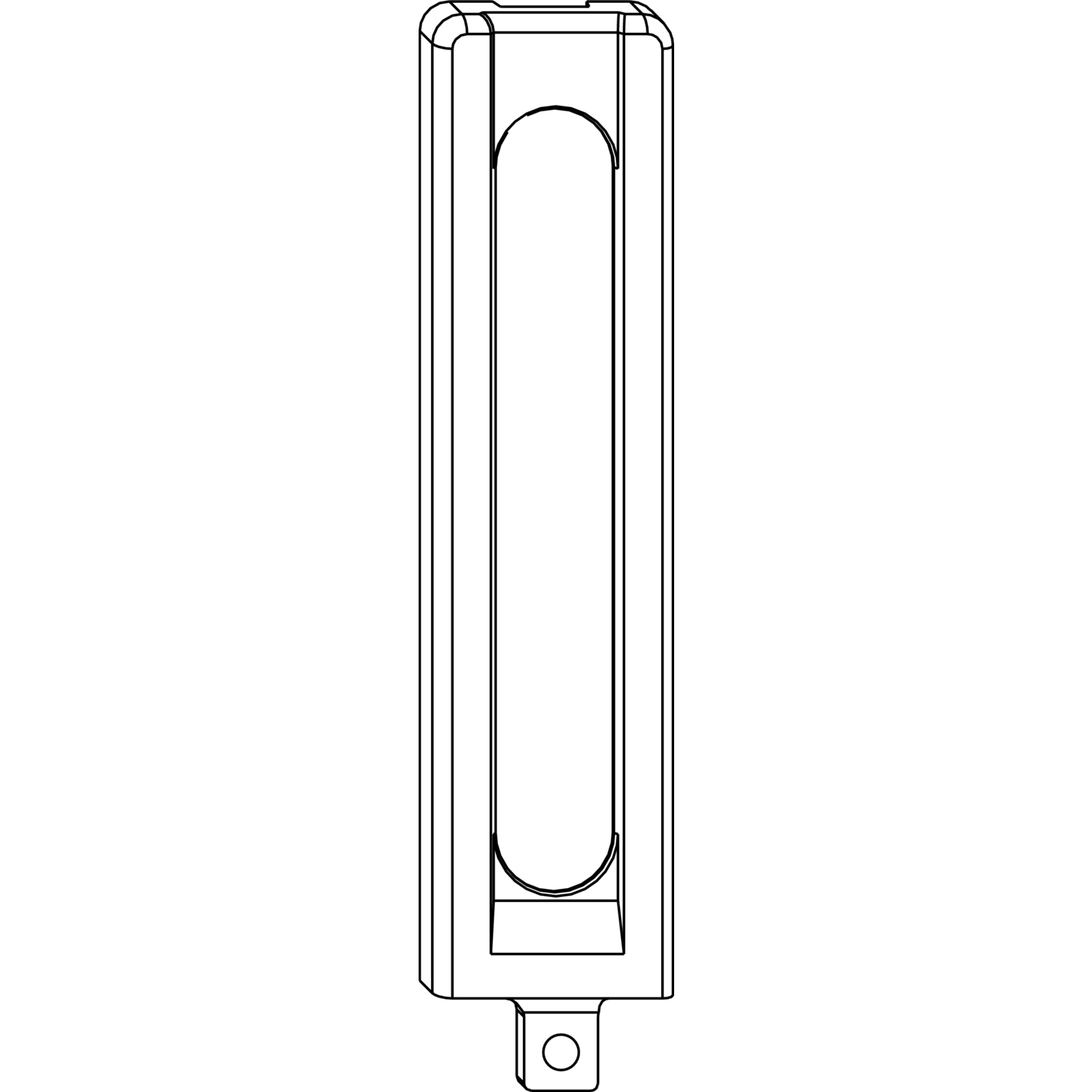 Maco #42057 MACO Abdeckung lang Ecklager DT130/PVC, titan (42057)