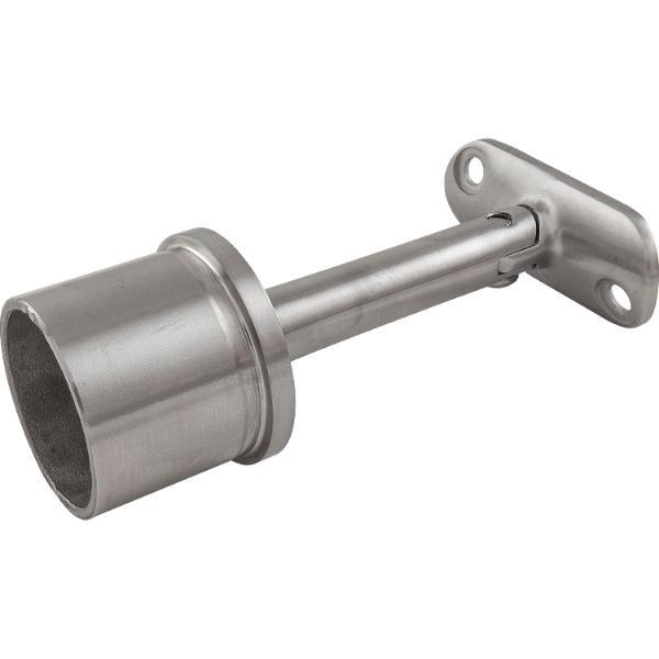 Economy Rohrstütze verstellbar, Rohr ø 42,4 x 2,0 mm,Edelstahl geschliffen V2A