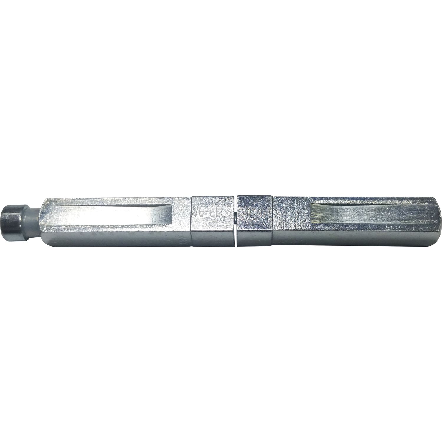 Grundmann Drückerstift GEOS 247V geteilt Länge innen 80mm Länge außen 80 Vierkant 8.5/9/8.5mm Stahl