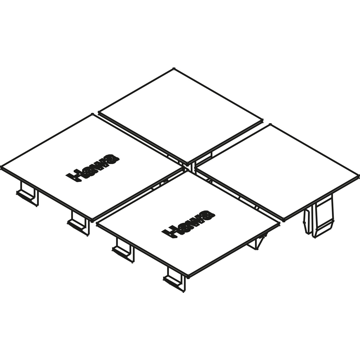 Hawa HAWA-Junior 100/B Acoustics Abdeckkappen-Set zu Dichtungsset silber