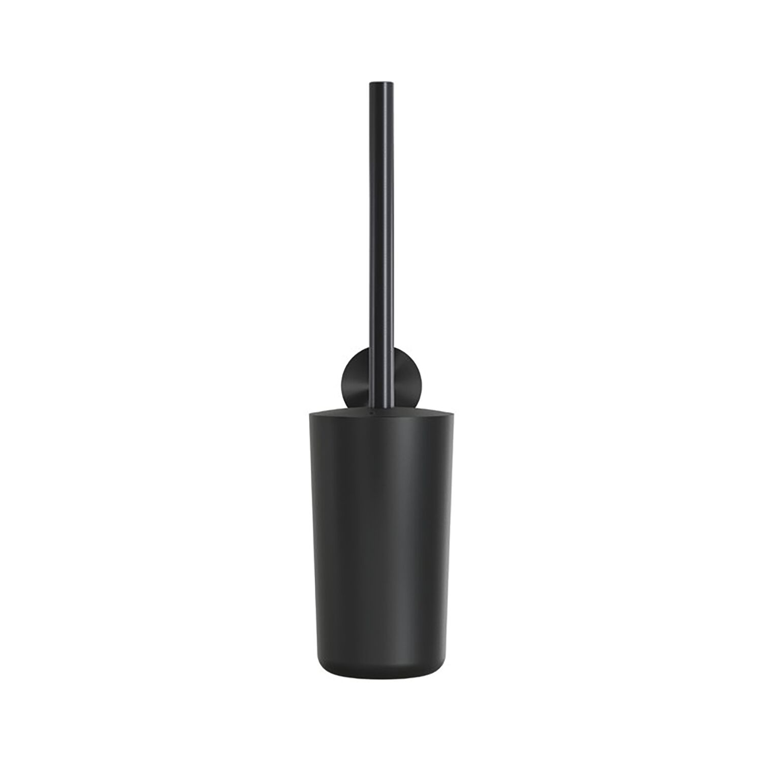 GEESA WC-Bürstengarnitur Opal Metallfinish Schwarz gebürstet