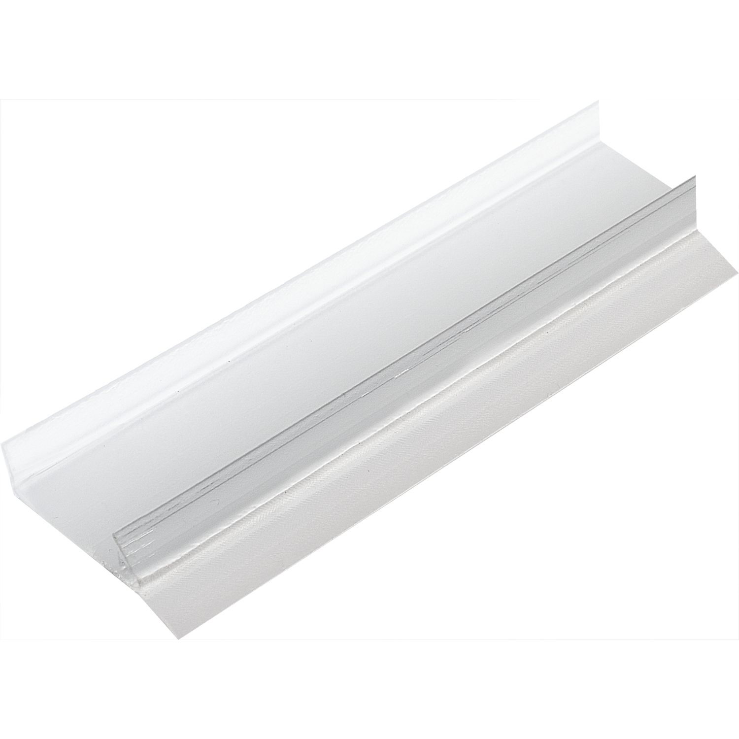 REHAU Sockel-Abschlussprofil 19mm mit Dichtlippe Kunststoff transparent (3.5 Meter)
