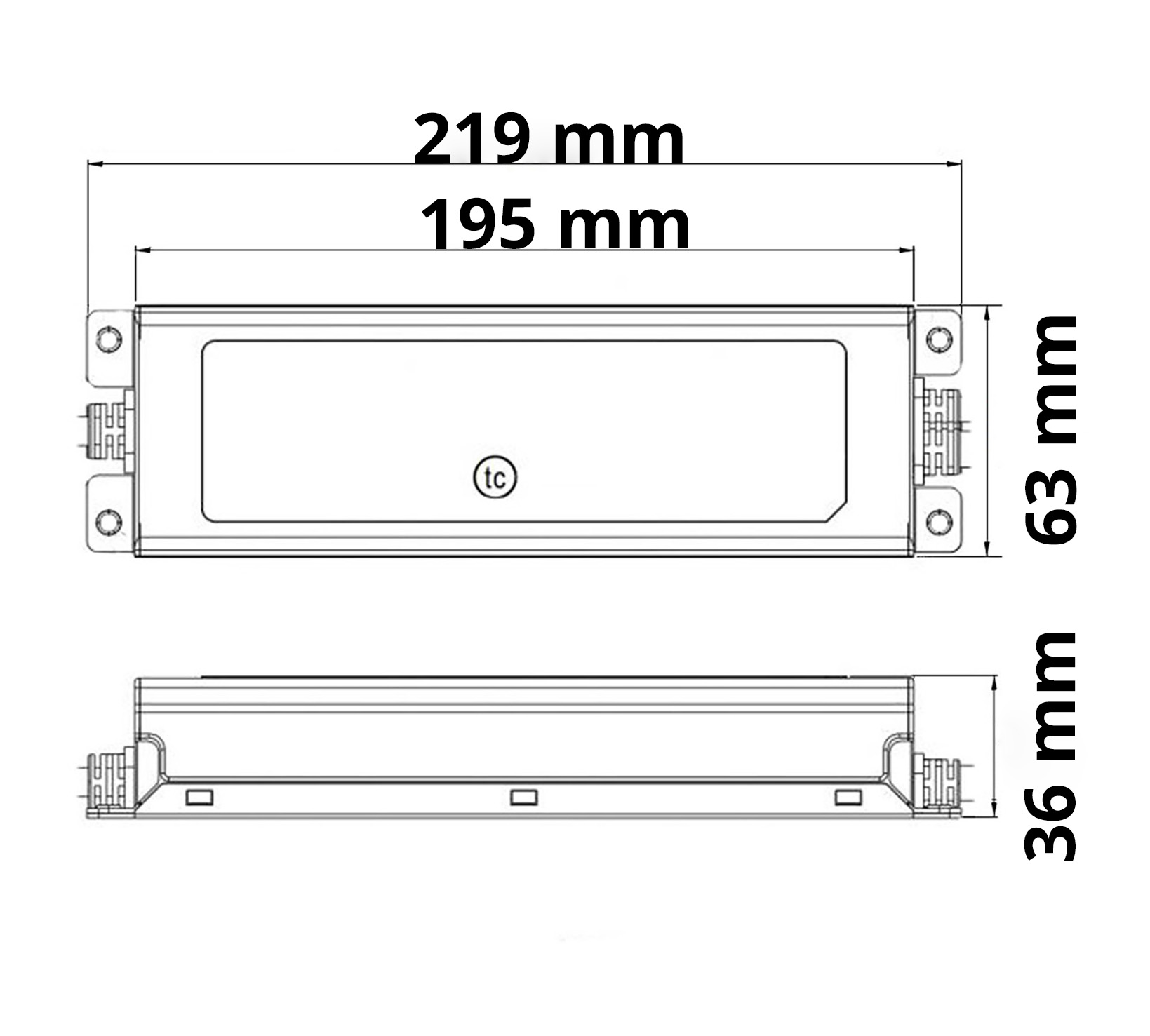 ISOLED LED Trafo MW ELG-150-24B 24V/DC 0-150W 1-10V (60-150W) dimmbar IP67 SELV