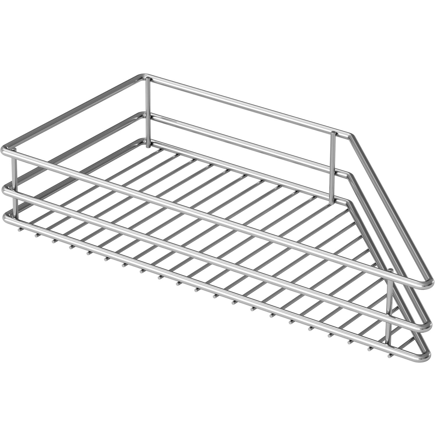 Vauth-Sagel VS SUB Side Ablage-Set Classic 45° KB 300 mm rechts Silber