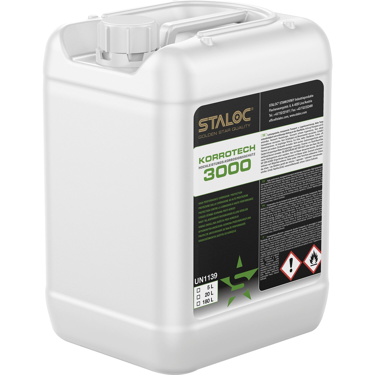 STALOC Korrotech 3000 Hochleistungskorrosionsschutz 20l (20 l)
