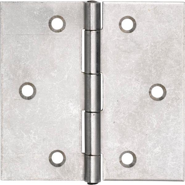 Scharnierband gerollt mit vernietem Stift gerade 100X100 mm VZ