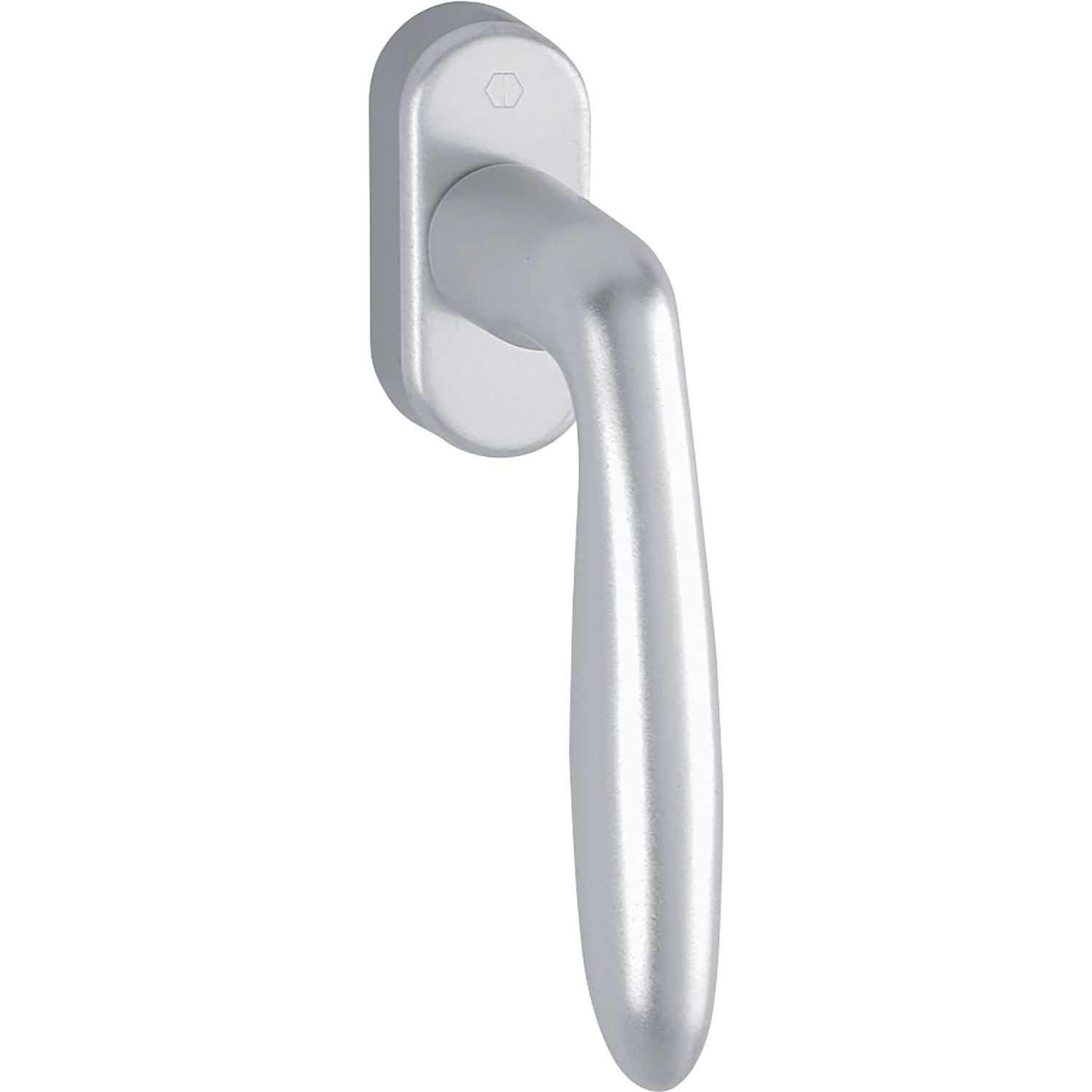 Hoppe Fenstergriff VERONA Vierkant 7x35mm silber eloxiert