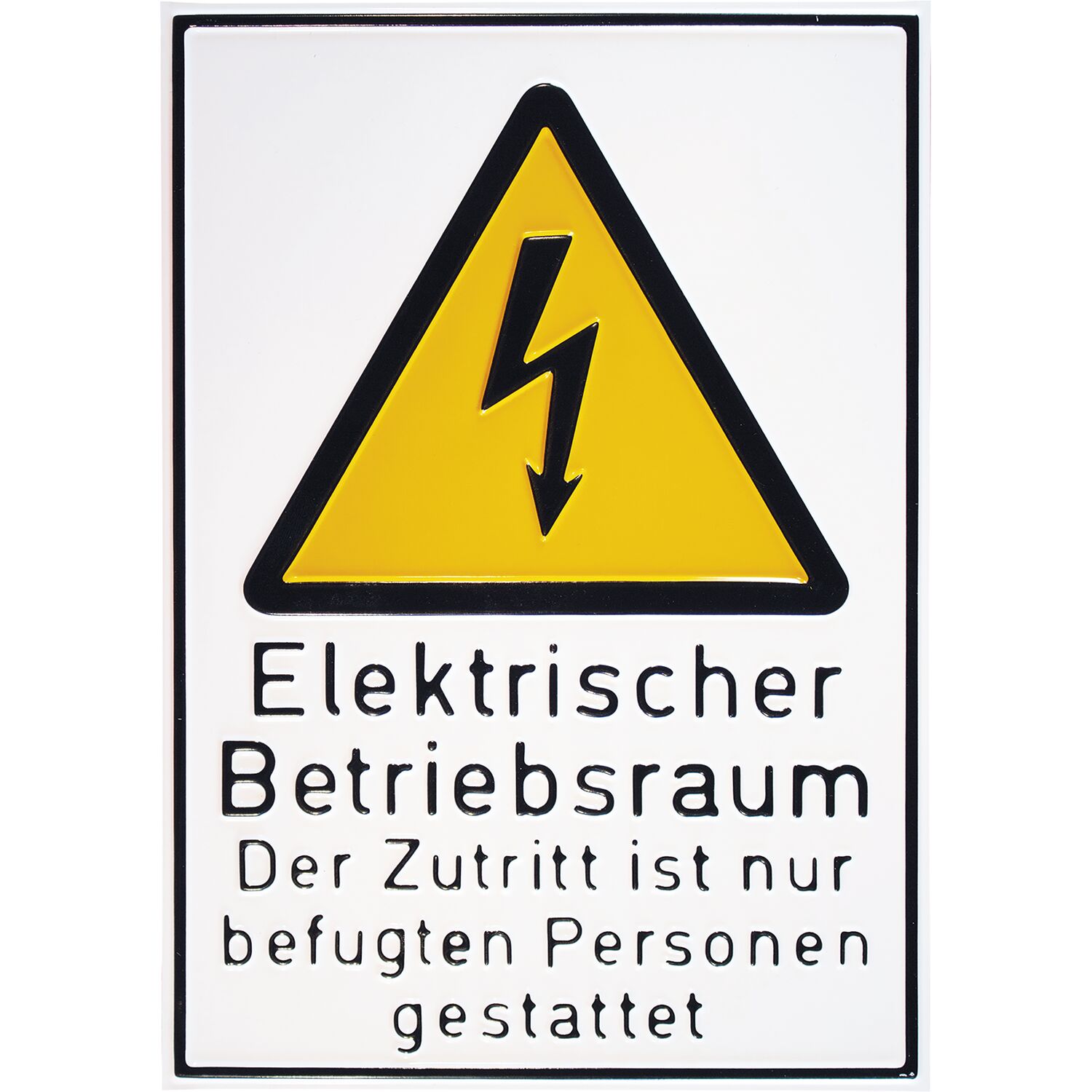 Warnschild Elektrischer Betriebsraum 210 x 297 mm