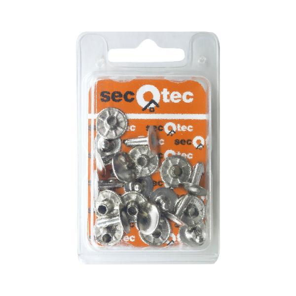 Hohlniete zweiteilig 10X10.5 mm Stahl vernickelt