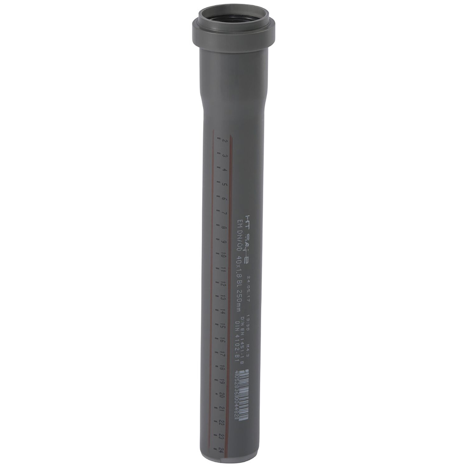 Abflussrohr DN 40 mm - Länge 250 mm