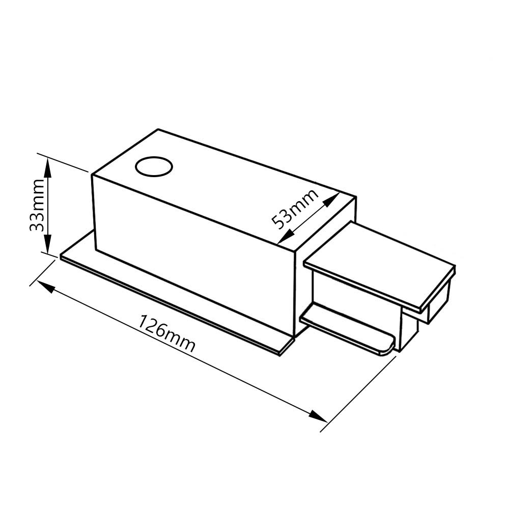 ISOLED 3-Phasen Classic Einbau Seiten-Einspeisung N-Leiter links Schutzleiter rechts schwarz