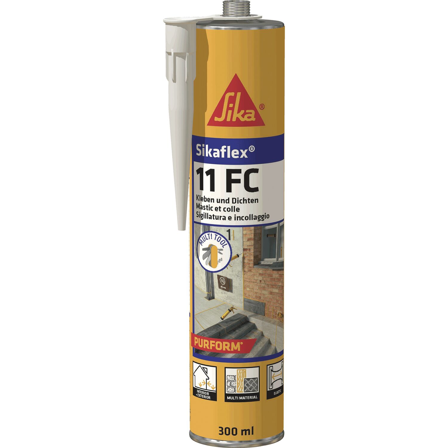 Sika Sikaflex® 11 FC Purform® Kleb & Dichtstoff 300ml schwarz