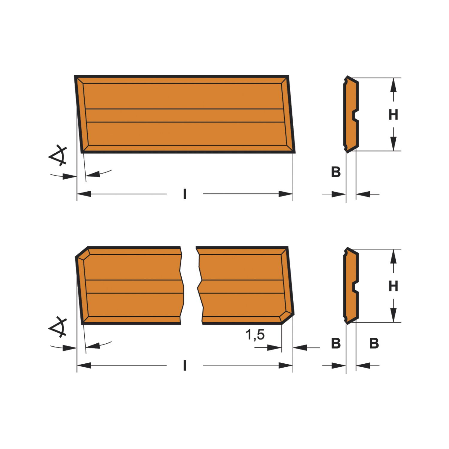 Versofix-Wendeplatte 50 x 10 mm