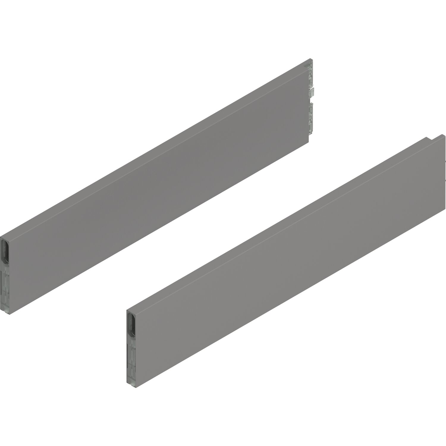 blum MERIVOBOX Boxcap Höhe E, NL 500, Indiumgrau-matt