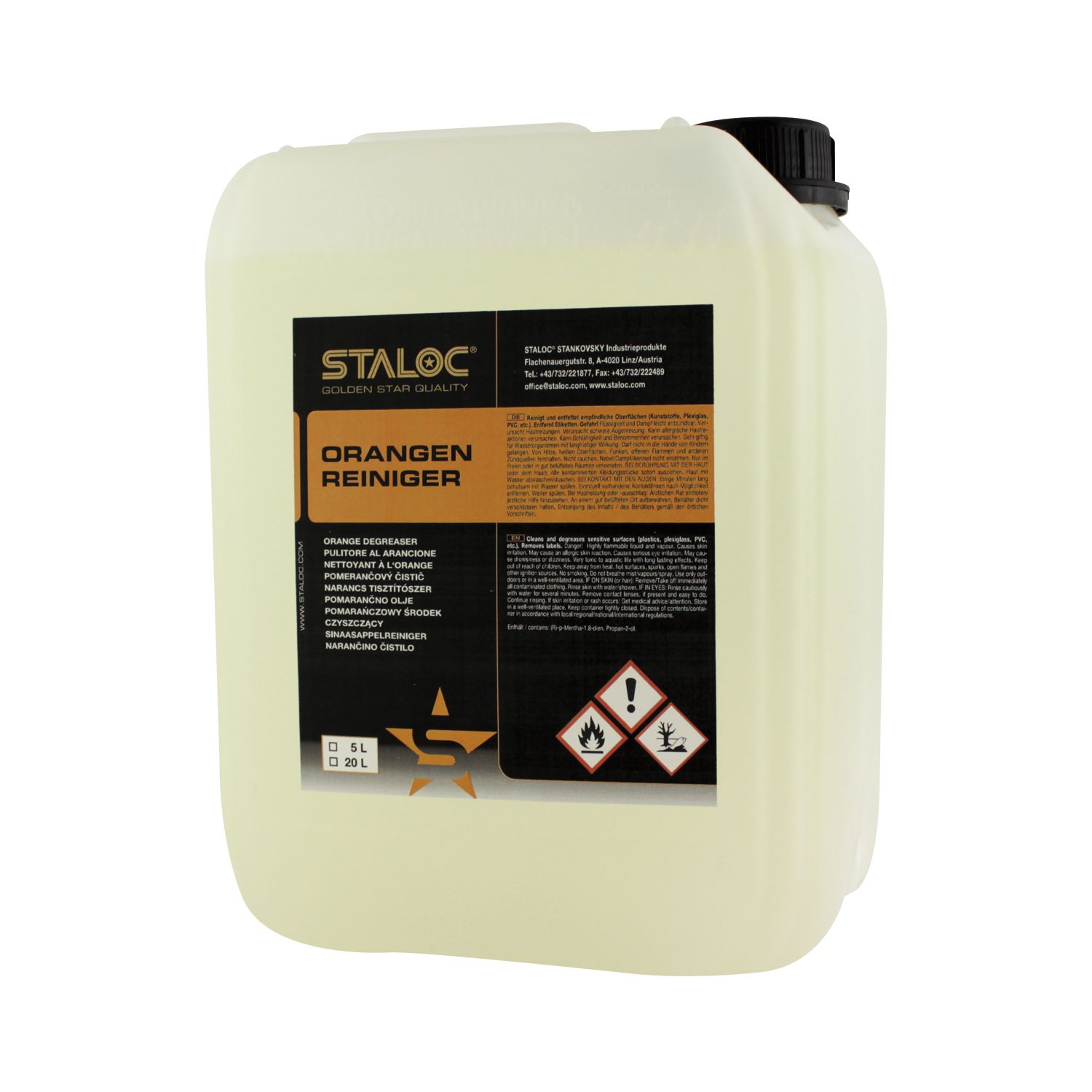 STALOC ProSolve Orangenreiniger 5 Liter Kanister (5 l)