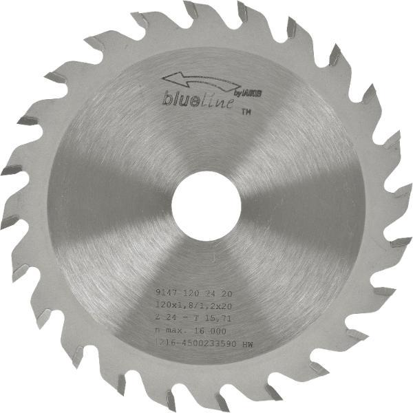 AKE Kreissägeblatt HW ø 120 x 1,2 x 20 mm Z24 Wechselzahn (WZ) positiv