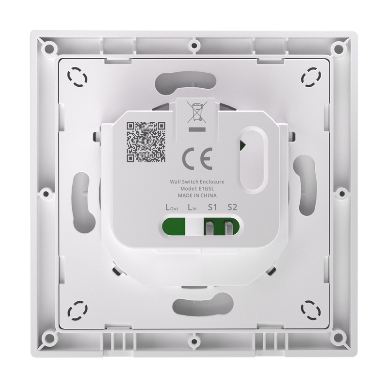 Sonoff Fusion Serie 1-Fach Wand-Schaltergehäuse E1GSL
