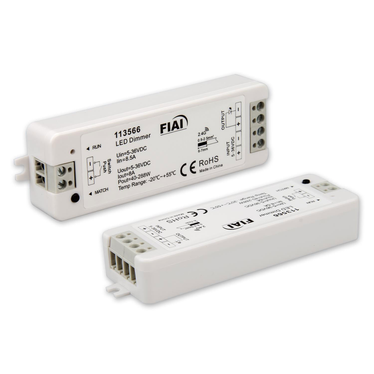 ISOLED Sys-Pro Push/Funk Mesh PWM-Dimmer 1 Kanal 5-36V DC 8A