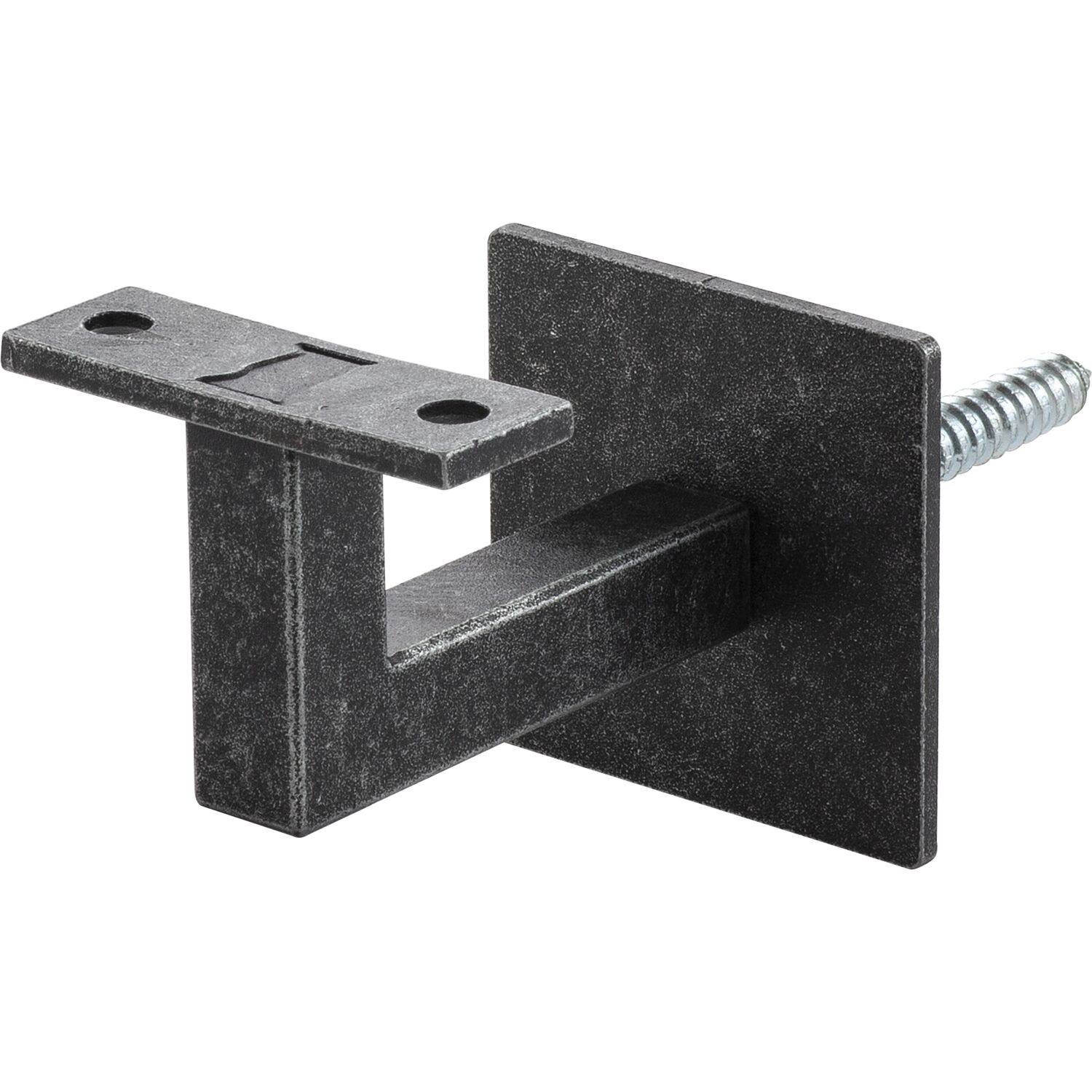 Halcö Handlaufträger mit Schraubbefestigung,Wandabstand 78 mm,Stahl schwarz passiviert