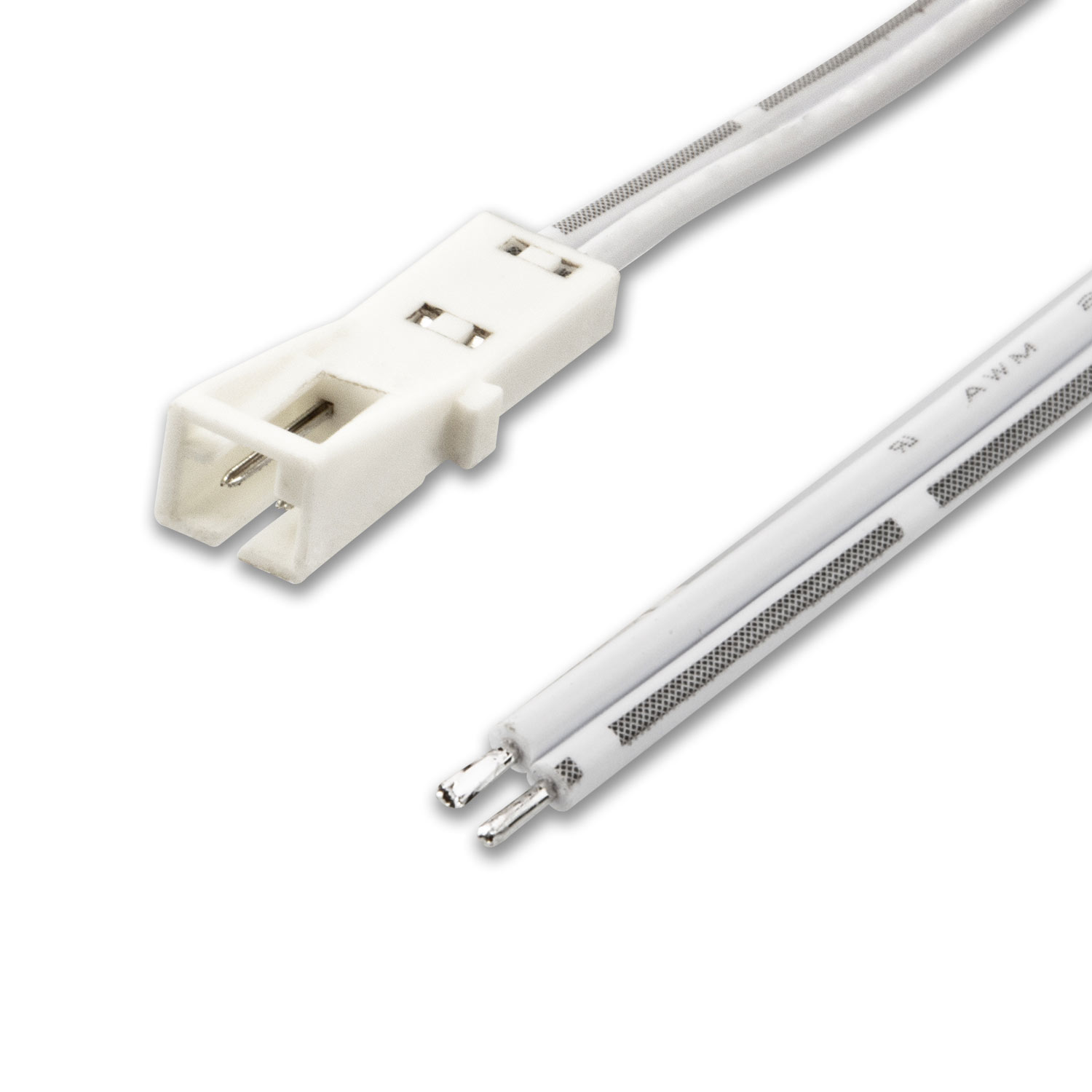 ISOLED MiniAMP Anschlussbuchse female 30cm 2-polig weiß max. 3A