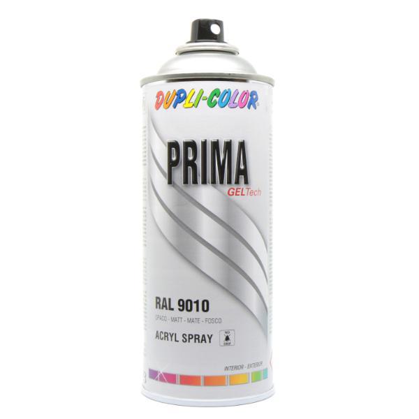 Dupli-Color Lackspray Prima 400ml reinweiß matt RAL 9010 (400 ml)