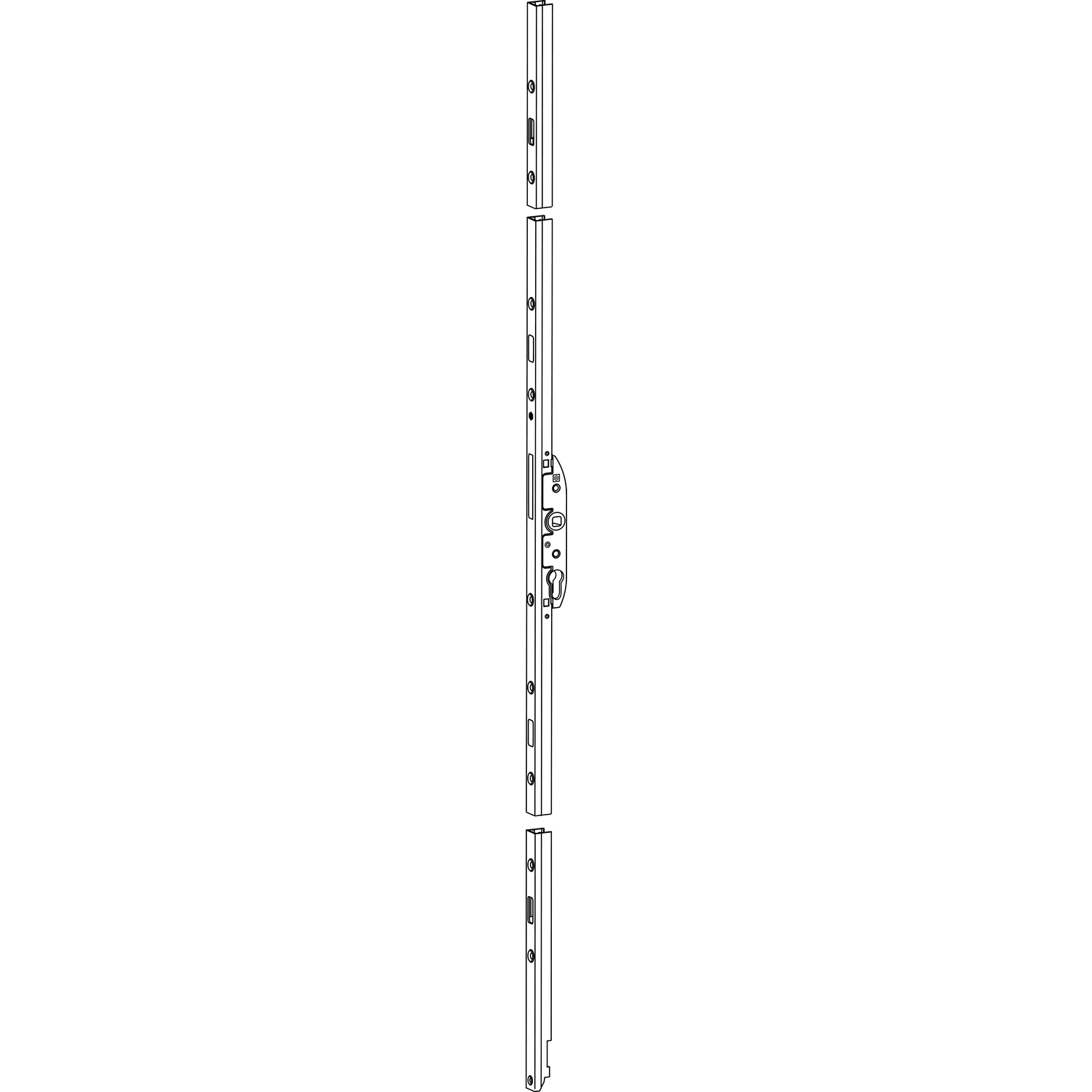 HAUTAU ATRIUM HS 200 Getriebe PZ sperrbar, Gr. 210, DM 27,5, FFH 1801-2100 mm