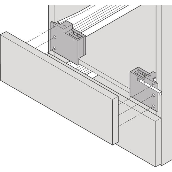 blum Körnerlehre für METABOX, Kunststoff/Stahl