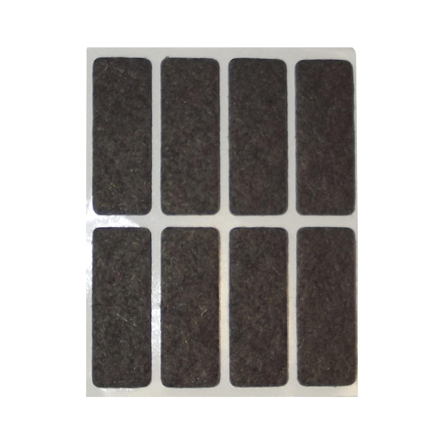 ninka Filzgleiter 44 x 16 x 3 mm selbstklebend braun