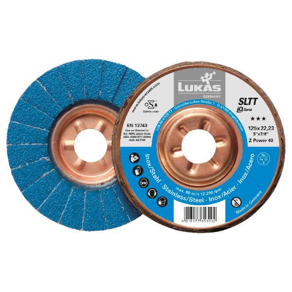 Lukas Schleiflamellenteller SLTT Z Power ø 125 mm Korn 40