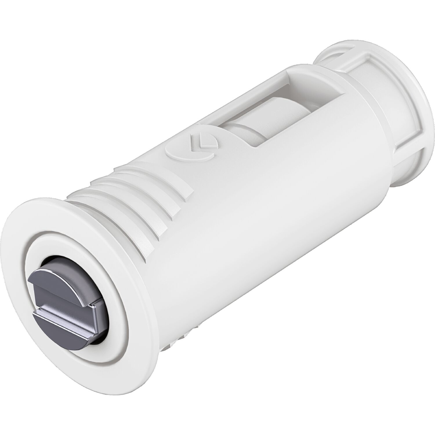 ITALIANA ferramenta Einbohrmagnetschnapper K-LOCK Kunststoff weiß