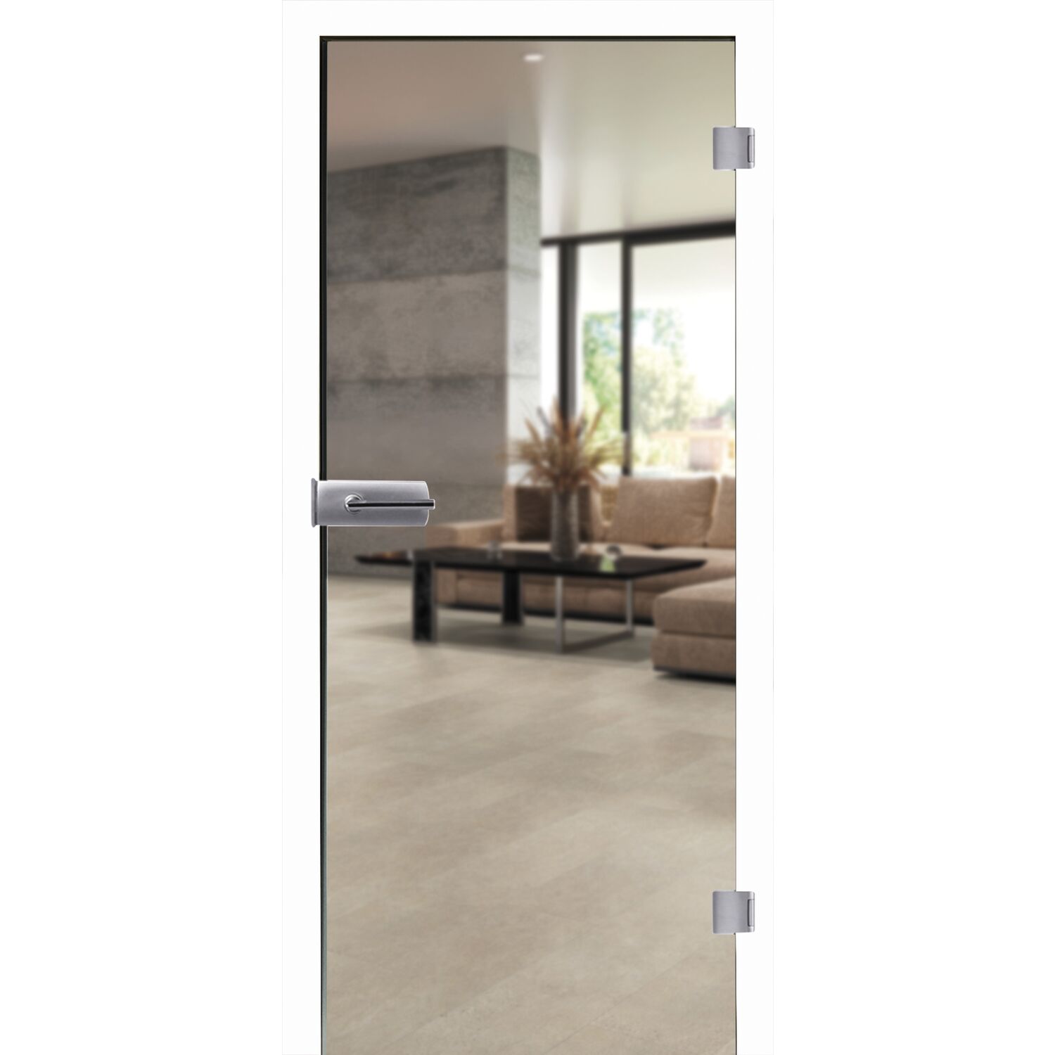 Ganzglastüre Klarglas TBA 921/2013/8 mm ESG