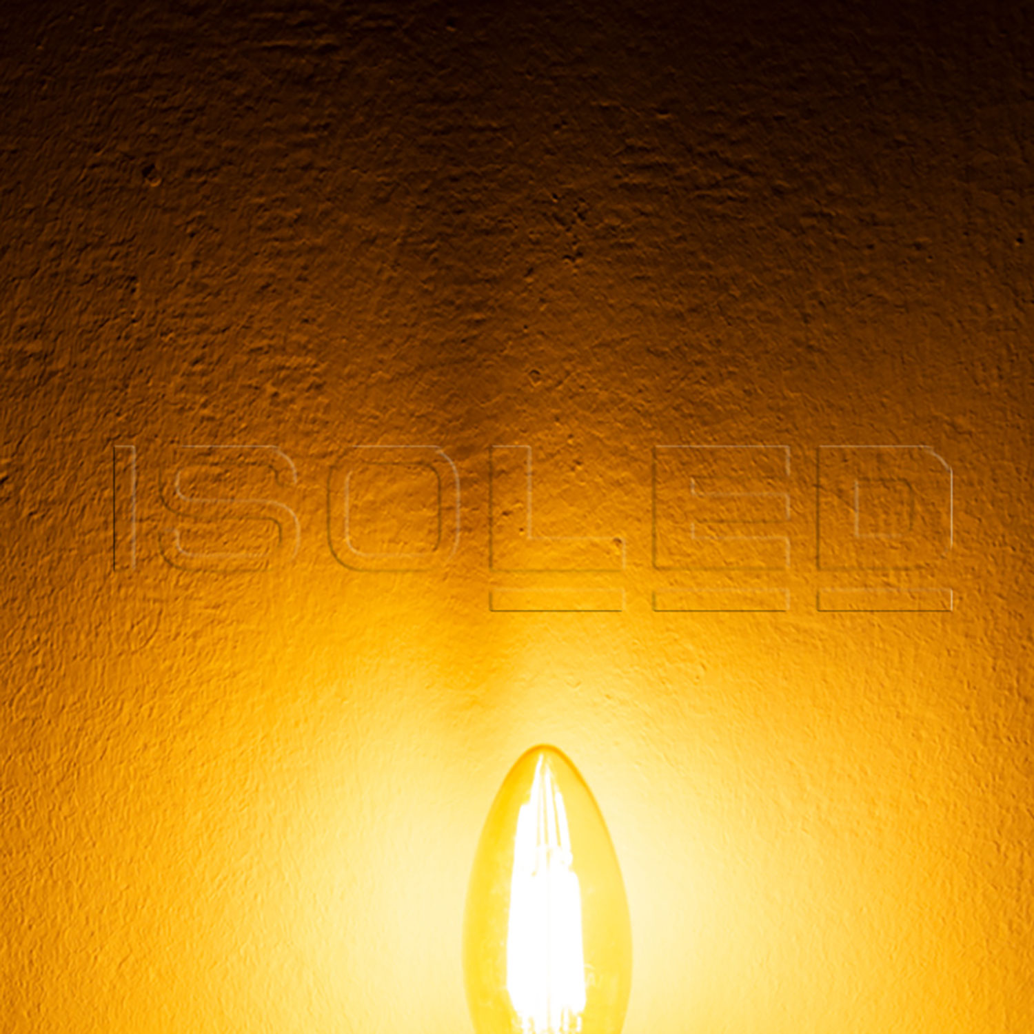 ISOLED E14 Vintage Line LED Kerze 4W ultrawarmweiß dimmbar