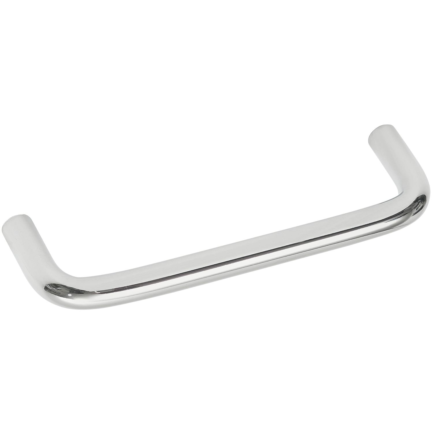 Hettich Griff Noreia ø 8mm Lochabstand 64mm Breite 72mm Stahl verchromt poliert