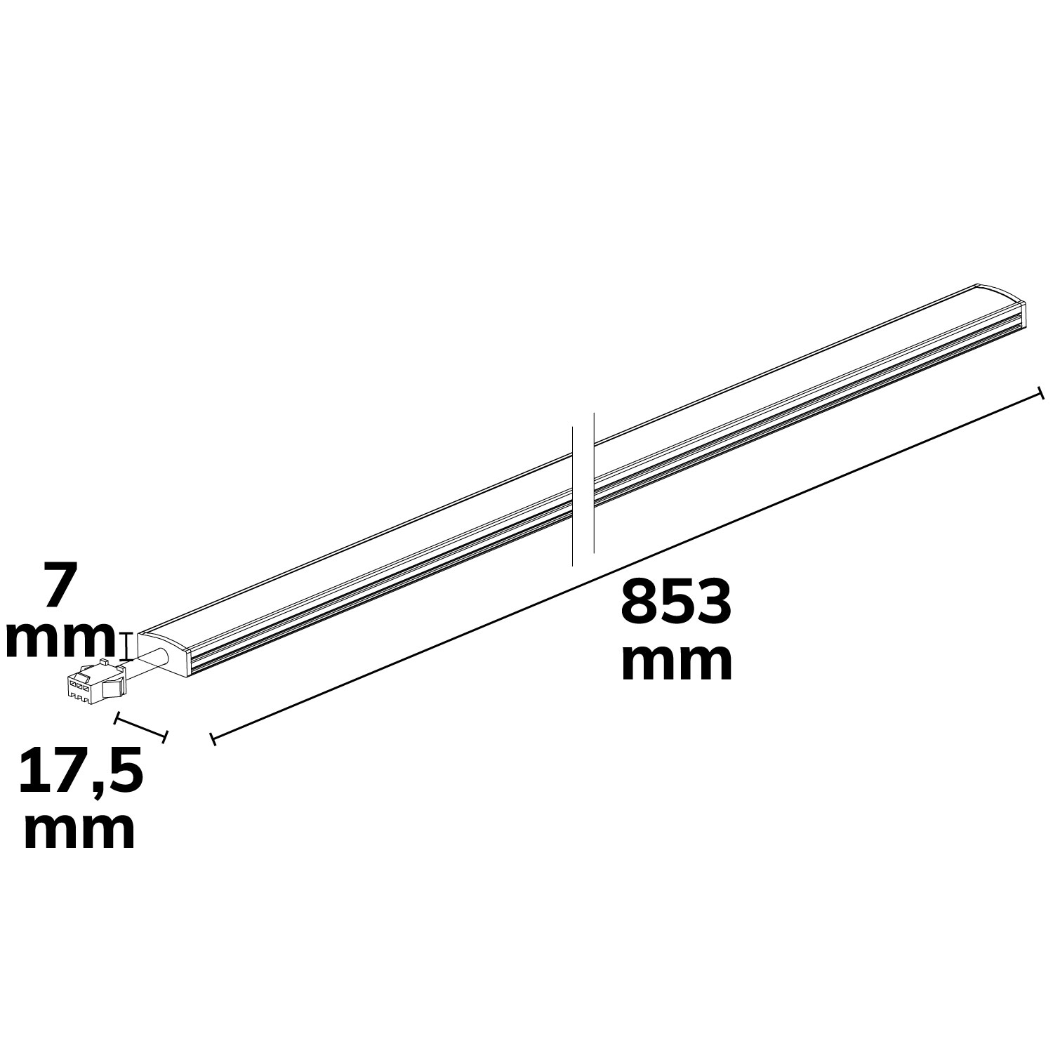 ISOLED LED UP-Modul für Hängeleuchte Raster UGR
