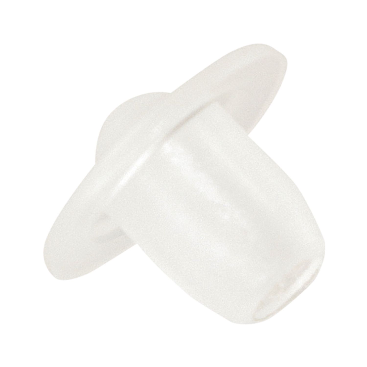 SCH TD6 Türanschlagdämpfer zum Einbohren Ø10.5x2.4 Bohrmaß ø5x6 transparent