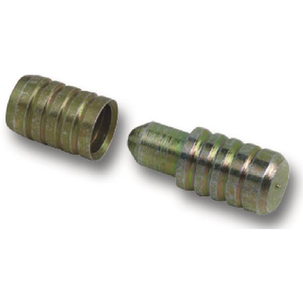 Führungsdübel 2-teilig 8x22 mm Stahl gelb verzinkt