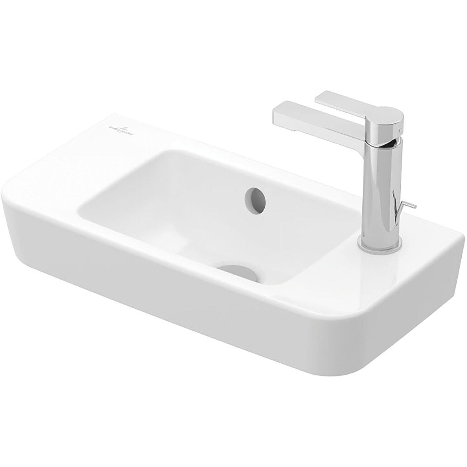 Villeroy & Boch Handwaschbecken O.novo 4342R501 500 mm, Weiß Alpin